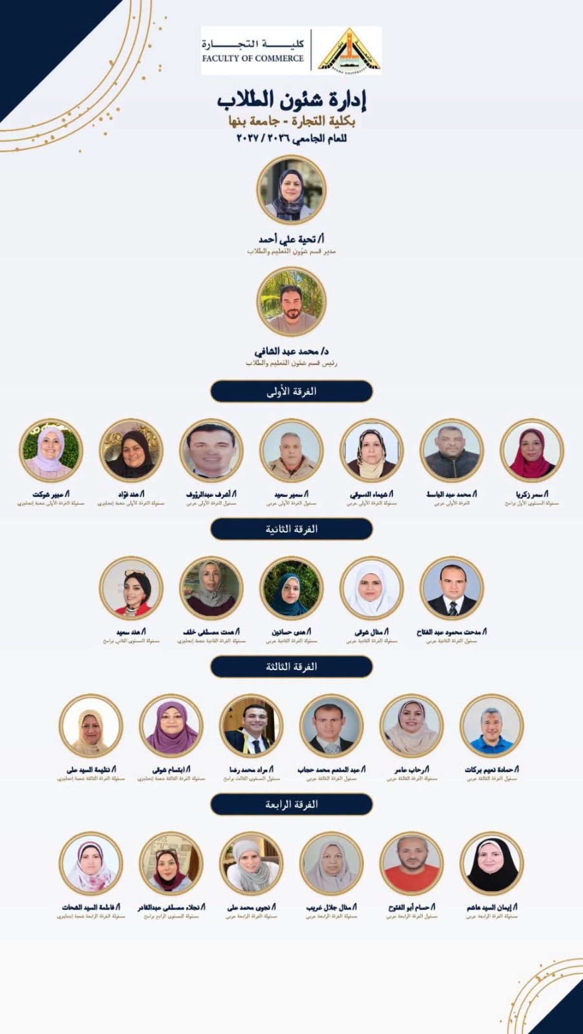  اعرف كليتك ....إدارة شئون الطلاب بكلية التجارة جامعة بنها