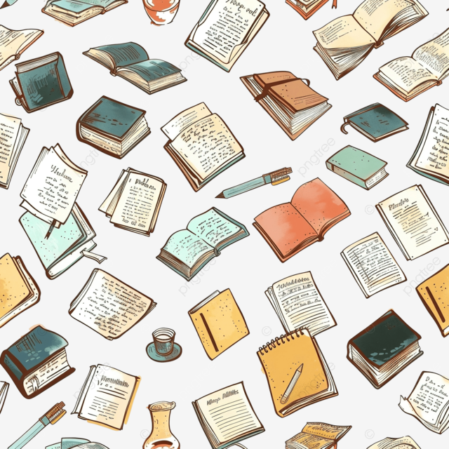 pngtree self study lessons seamless pattern png image 11971428