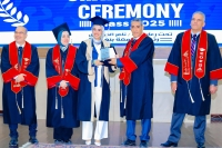 نائب رئيس جامعة بنها للدراسات العليا تشهد حفل تخريج دفعة جديدة من طلاب كلية التجارة