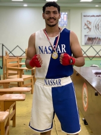 تهنئة بفخر طلاب كلية التجارة جامعة بنها الطالب/ عبد الرحمن اسماعيل نصار لحصولة على بطولة الجامعة فى الملاكمه والميدالية الذهبية